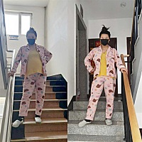 生娃前后差30斤的样子😂😂😂 依然惨不忍睹