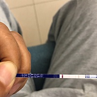 帮我看下是一条线还是2条线，怀了没