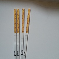排卵试纸怎么不明显，今天的还没测，，有没有一样的姐妹们，