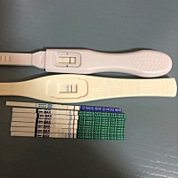 上次末次月经是4.22来的，5.6同房了一次，这是从5.13开始测得，最后一个图片是今天早上测得5.18测得，还...