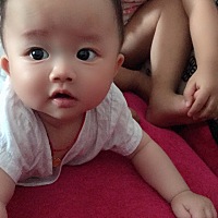 马上六个月了，变化大吗？眼睛大了
