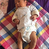 妈妈祝宝宝健康成长。