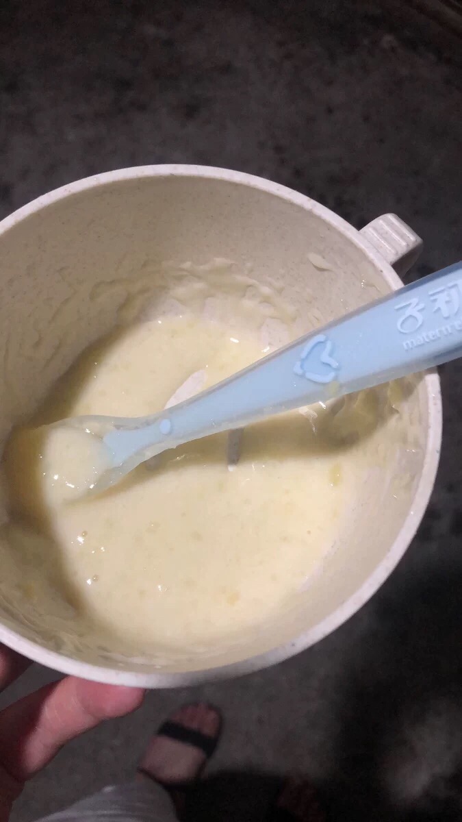 嘉宝纯米糊，没有怎么甜宝宝不爱吃