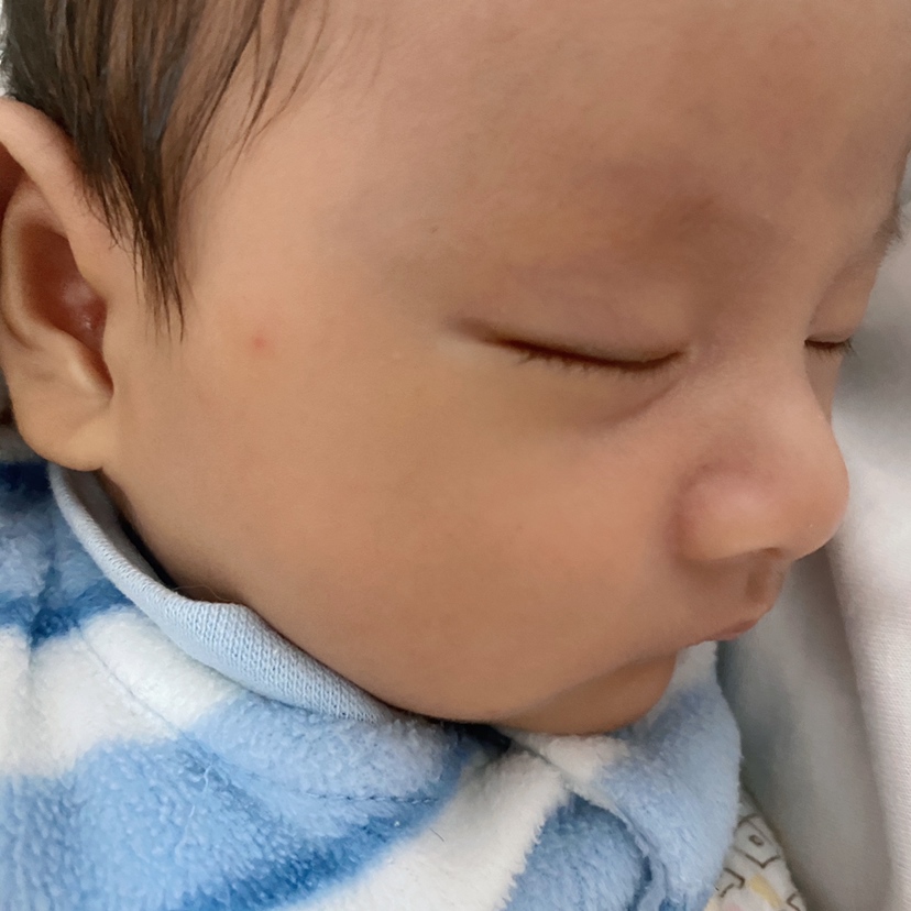 一个月的时候