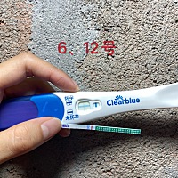 两天早上测的都是这样，第二根都是很浅的，去医院做B超什么都没有查出来