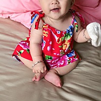 竟然7个月了，还没稀罕够呢就渐渐长大了！希望时间过得慢一点，你也慢一点长大，这样刚刚好😘😘😘