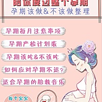 陪你愉快度过整个孕期 怀孕是每位女性朋友都会经历的一个过程，这当中有悲有喜，每个人的身体素质不一样...