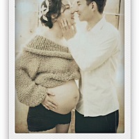 拖到36周才想起来拍孕妇照