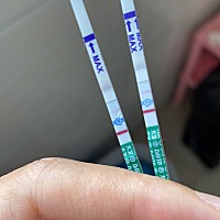 为什么中午测两条杠晚上测一条杠