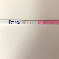 l排卵后一直用排卵试纸测出两道杠、昨天验孕试纸出现灰色的一道、今天再测就没有了