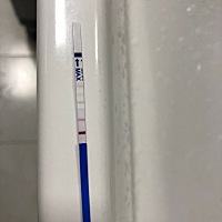 这是怀孕了吗？月经推迟了两天，但是一直有一点点黄色的东西就出来，像是月经前来的东西