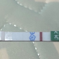 我老公说没怀 我总感觉怀了 放大看有个灰色印子 这是代表怀了嘛
