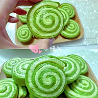 小元宝今日辅食分享：菠菜小馒头😋