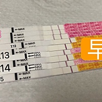 不知道这能不能肯定怀孕 今天加深不明显有点忐忑 都已经排卵13天了 大家都什么时候测到明显双杠？