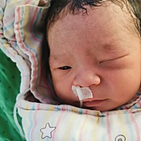 历经41周小宝宝还是没有发动的迹象，检查羊水有些浑浊，去医院待产胎盘三级怕老化打了催产针，7.10号8:3...