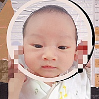 第九天了,宝贝像谁呢😄