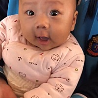 三个月不到的时候，那个时候还是胖嘟嘟的呢