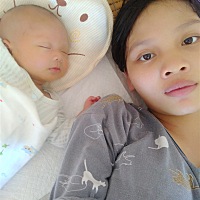 宝宝十八天了。😍😍