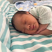 超预产期1周 痛了30个小时 顺转剖 八斤男宝一枚