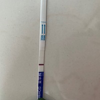 图一是晚上试的，有印，可能拍的不清楚，可是实物肉眼可见的，图二早上试的，怎么没有了呢？求有经验的...