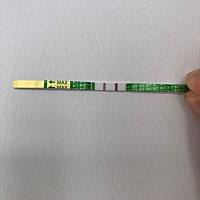 恨不得一天测八个，今天中午测到图一，晚上感觉又淡了点，图二是连续测四天的图，例假已延迟两天，自己...