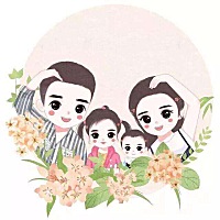 在七夕这天，送给自己一份世上独一无二的礼物——儿子，一儿一女，从此封肚。👨‍👩‍👧‍👦�...