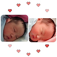 也不知道长大会不会比较像，说说怀小宝大宝的区别，怀大宝出生时体重124斤，宝宝生下来5.8斤，生完第四...