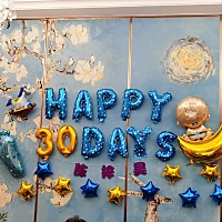 👶🏻宝宝满月啦◠‿◠ 愿你健康成长  平安喜乐❤