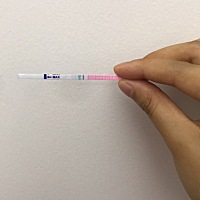 测排卵试纸有一点点明显了，这个时候能去医院监测卵泡了吗？
