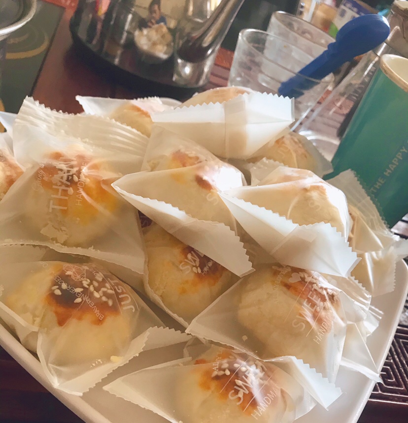 奶黄酥，好吃是好吃，就是有点费时间