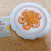 #科学喂养爱在萌馨#今日晚餐之简单而有营养的番茄胚芽米虾虾饭