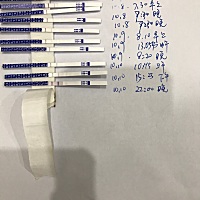 测了6天，今天终于有点不一样的颜色。