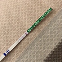 姨妈推迟第四天，今天早上测出来的，已经开始呕吐了，我喝了六天的祛湿中药，13号又去拿了三副还没喝，...