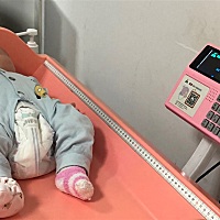 期待生活温柔顺心❤！月子里真的很乖，只要有吃就行。体重长了差不多四斤，出生时3.8。身高从50长到57！...