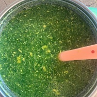 今天菠菜有点多了