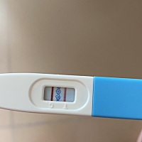 测了两次都是这样，月经延迟了10天，小腹有像来大姨妈时候的轻微坠胀，小便增多，今天去做了b超检查不出...