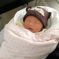 7.6斤小胖妞回家，顺产妈妈状态非常好🙈