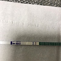 今天早上测的，特别浅，不知道能不能看出来