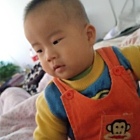 一岁多了，冬天了，继光头以来的第二款发型，经过反复修改，耗时一整天，还跨第二天的结果！！！