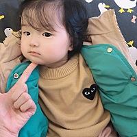 小宝贝从生下来就没有被我熬夜影响  每天晚上9.40准时睡🛌   鼠年的宝贝 健康快乐长大叭