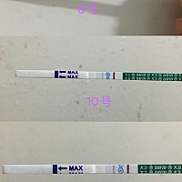 备孕第二月终于在大姨妈前三四天测到双杠，今天大姨妈推迟一天了，希望不要来了￼ 分享一下经验：备孕第...