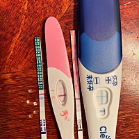 会不会炸糊，还有四天来大姨妈，肚子有点不舒服.晚上测的，不知道准不准。。。