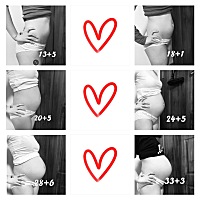 怀孕耻骨疼，生你疼痛13个小时，母乳疼，你从5.4斤到现在13斤多快14斤这中间熬过多少个日日夜夜，看到你...