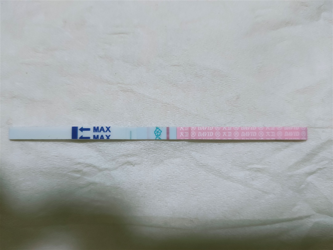 明天就要来大姨妈了，还有排卵测一下还有两条线