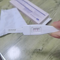 早晨起来测的 是不是怀孕了