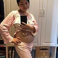 看见我的小屁孩 都问 阿姨 你肚子里面还有一个小宝宝嘛……🤣