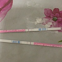请问这是强阳吗？在测就没有了！这是啥情况