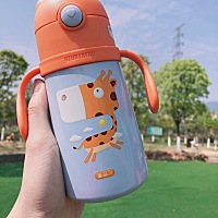 这保温杯的颜值也太高了吧 带宝宝出门，不管是春夏秋冬，出门都一定要带保温杯，哪怕是大热天，都要给宝...