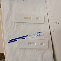 这个到底是不是怀了。我好忧郁