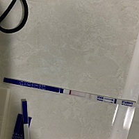 5.13打得破卵针6000单位 22号晚上又测的  还没去验血 拍太早了 不知道这样有希望吗
